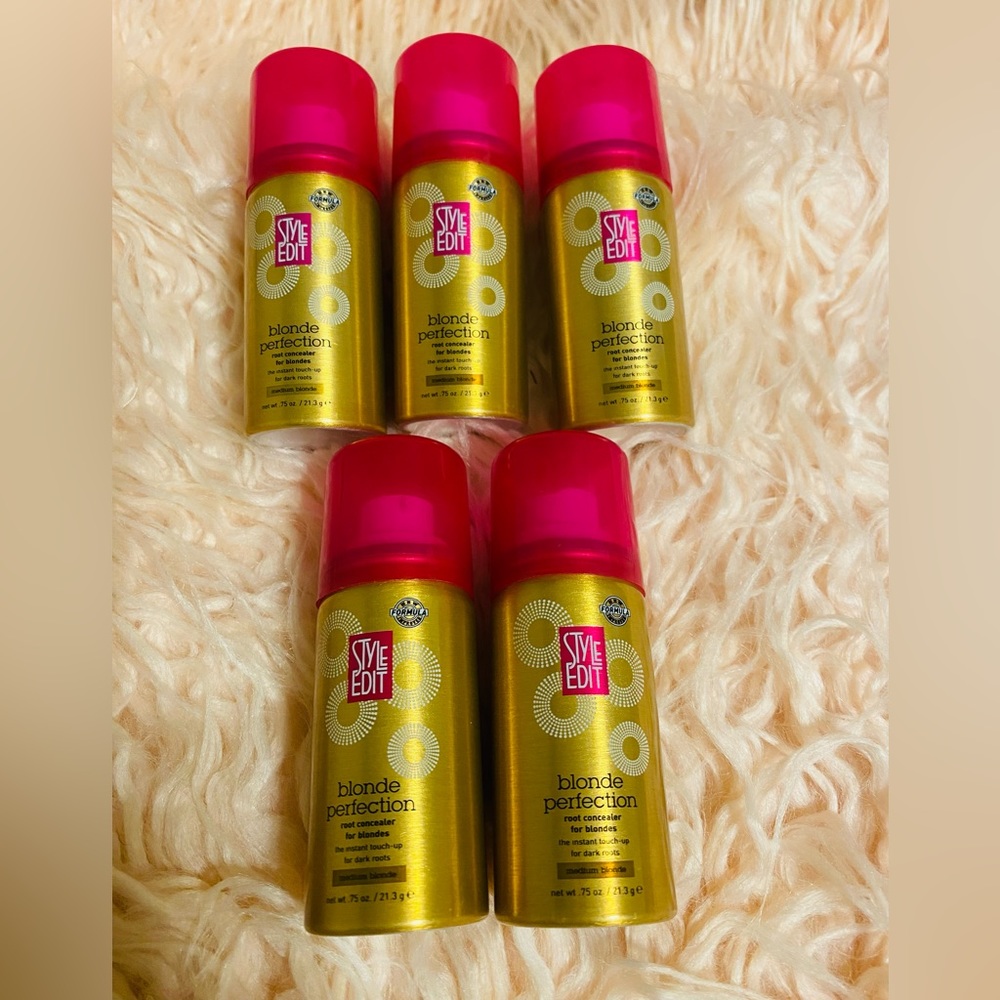 Root Touch Up Spray for Medium Blonde - 5 Bottles / 5 Qty